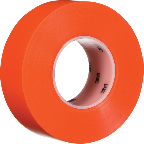 Durable Floor Marking Tape 971, 2" x 108', Vinyl, Orange Les Fournitures Industrielles Méga