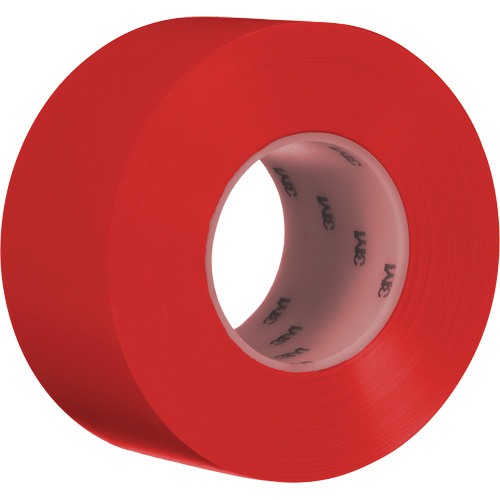 Durable Floor Marking Tape 971, 3" x 108', Vinyl, Red Les Fournitures Industrielles Méga
