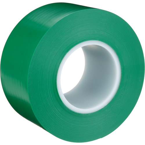 Durable Floor Marking Tape 971, 3" x 108', Vinyl, Green Les Fournitures Industrielles Méga