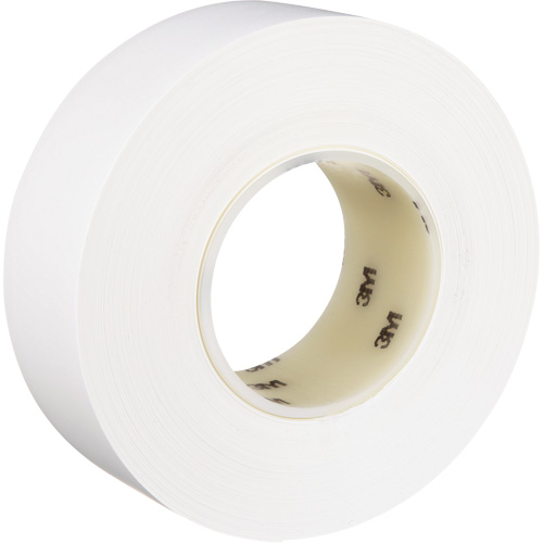 Durable Floor Marking Tape 971, 2" x 108', Vinyl, White Les Fournitures Industrielles Méga