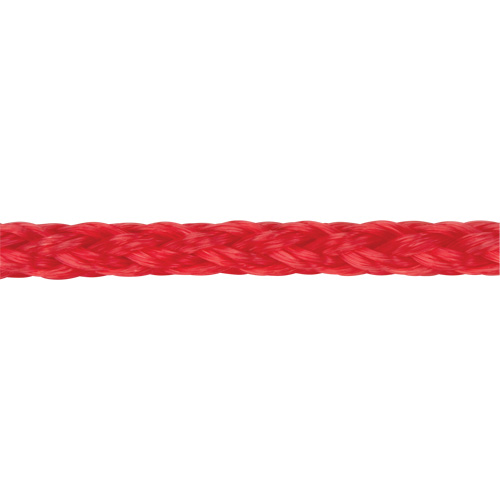 Braided Red Rope, Polypropylene, 500' Les Fournitures Industrielles Méga