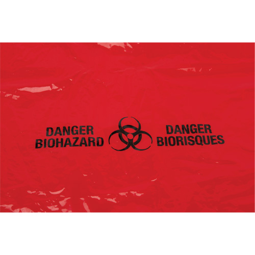 Waste Bags, Bio-Hazard, 38" L x 30" W, 2 mils Les Fournitures Industrielles Méga