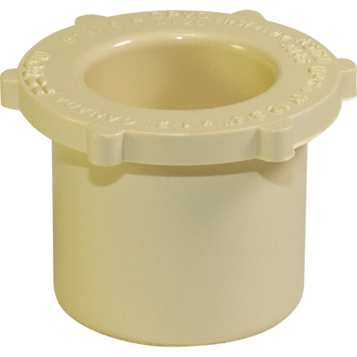 R&eacute;duction m&acirc;le-femelle pour tuyau Flowguard Gold, 3/4" x 1/2", Chantepleure x noeud, PVC-C Les Fournitures Industrielles Méga