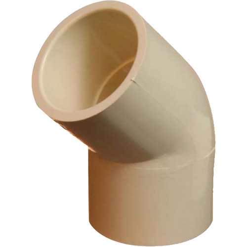 Raccord coude 45° Flowguard Gold, Standard, PVC-C, 1/2" Les Fournitures Industrielles Méga