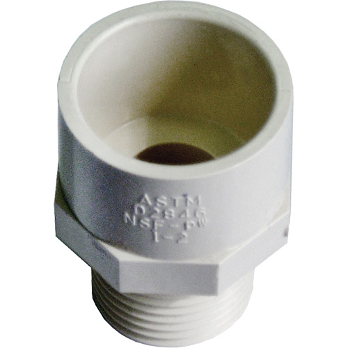 Male Reducing Adapter, Hub x MPT, 1/2" x 3/4" Dia., CPVC Les Fournitures Industrielles Méga