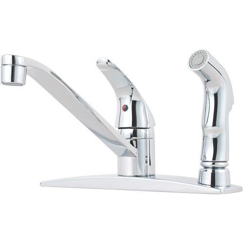 Robinet de cuisine avec pulv&eacute;risateur s&eacute;rie Pfirst Les Fournitures Industrielles Méga