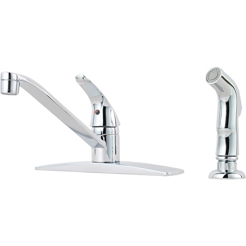 Robinet de cuisine avec pulv&eacute;risateur s&eacute;rie Pfirst Les Fournitures Industrielles Méga