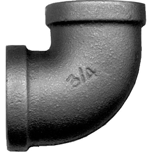 Coude femelle 90° pour tuyau, FPT, Acier, 1-1/2" Les Fournitures Industrielles Méga