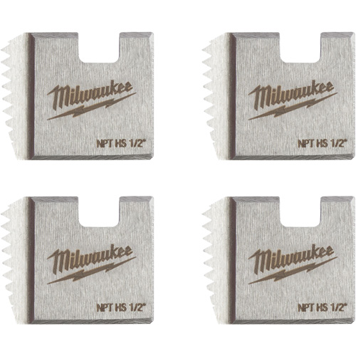 Matrices de tuyauterie portables NPT, Pour tuyau de 1/2", Alliage/Acier rapide Les Fournitures Industrielles Méga