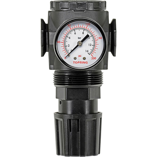 R&eacute;gulateur avec manom&egrave;tre Modulair 300, 1/4" NPT, PSI max. de 300 psi, Canalisation/Modulaire Les Fournitures Industrielles Méga