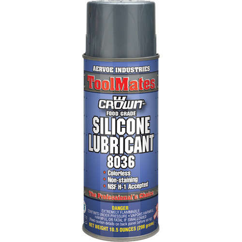 Food Grade Silicone Lube, Aerosol Can Les Fournitures Industrielles Méga