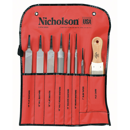 8-Piece Machinist File Set, 8 Pcs Les Fournitures Industrielles Méga