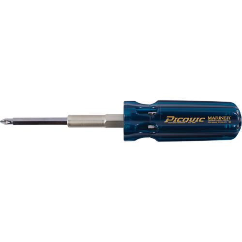 The Mariner Multibit Screwdriver, 6" L, Plastic Handle Les Fournitures Industrielles Méga
