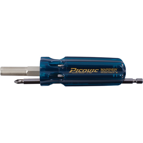 The Mariner Multibit Screwdriver, 6" L, Plastic Handle Les Fournitures Industrielles Méga