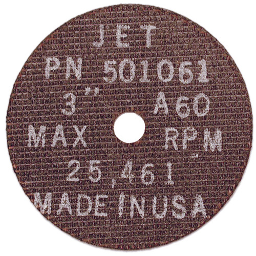 POWERPLUS&reg; Cut-Off Wheel, 3" x 1/32", 3/8" Arbor, Type 1, 25100 RPM Les Fournitures Industrielles Méga