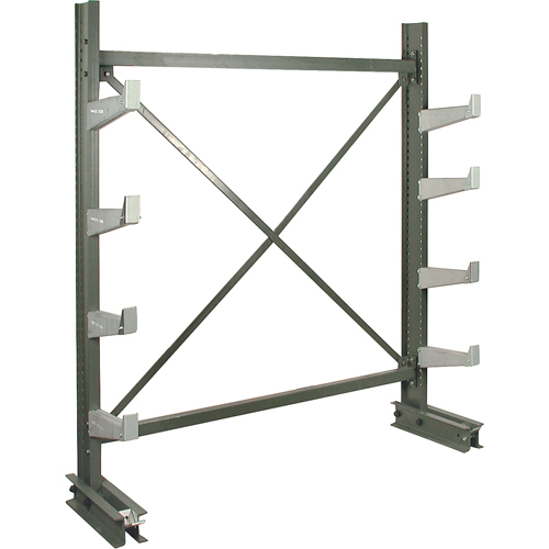 Single-sided Cantilever Brace Set - Starter, 72" W x 84" H Les Fournitures Industrielles Méga