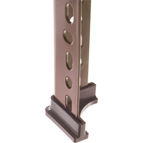Accessoires pour corni&egrave;res perfor&eacute;es - Pied en plastique (montant simple) Les Fournitures Industrielles Méga