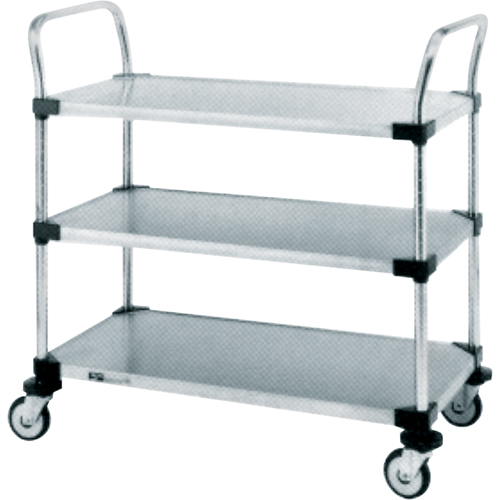 Standard-Duty Utility Carts, 2 Tiers, 18" W x 39" H x 30" D, 500 lbs. Capacity Les Fournitures Industrielles Méga