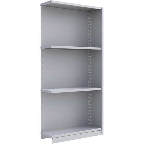Interlok Shelving Unit, Steel, Boltless, Add-On, 36" W x 76" H x 12" D Les Fournitures Industrielles Méga