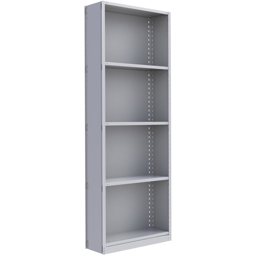 &eacute;l&eacute;ment de rayonnage Interlok, Acier, Sans boulons, De base, 36" la x 100" h x 24" p Les Fournitures Industrielles Méga