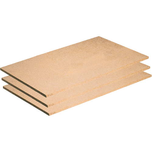 TABLETTE EN PANNEAU DE PARTICULE 5/8", 21"X84" Les Fournitures Industrielles Méga