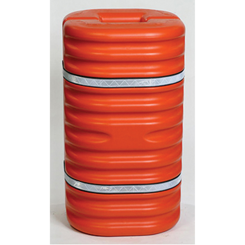 Column Protector, 10" Inside Opening, 24" L x 24" W x 42" H, Orange Les Fournitures Industrielles Méga