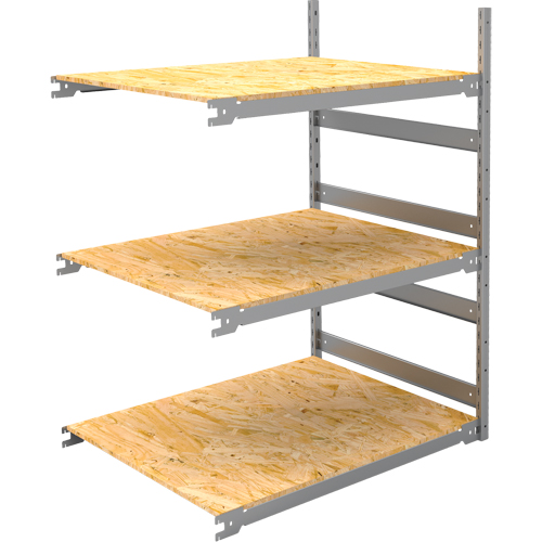 &eacute;tag&egrave;re-classeur de grande largeur, Acier, 3 Tablettes, 42" la x 32" p x 60" h, Ensemble Ajout Les Fournitures Industrielles Méga