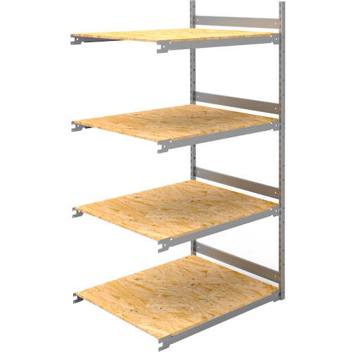&eacute;tag&egrave;re-classeur de grande largeur, Acier, 4 Tablettes, 42" la x 32" p x 84" h, Ensemble Ajout Les Fournitures Industrielles Méga