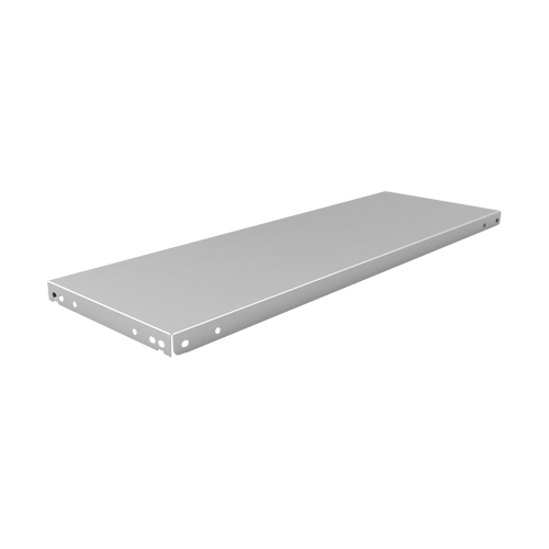 Slotted Angle Shelf, Galvanized Steel, 36" W x 12" D Les Fournitures Industrielles Méga