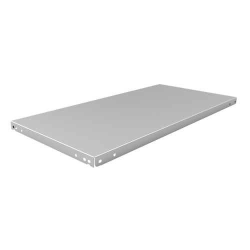 Slotted Angle Shelf, Galvanized Steel, 36" W x 18" D Les Fournitures Industrielles Méga
