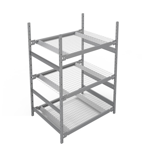 Wide Span Storage Shelving, Steel, Boltless, Starter, 42" W x 60" H x 32" D Les Fournitures Industrielles Méga