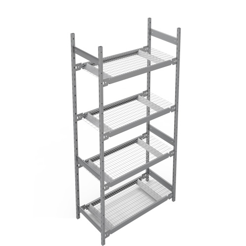 &eacute;tag&egrave;re de grande largeur, Acier, Sans boulons, De base, 42" la x 84" h x 18" p Les Fournitures Industrielles Méga