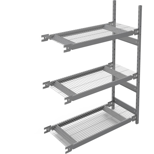 &eacute;tag&egrave;re de grande largeur, Acier, Sans boulons, Capacit&eacute; 1340 lb, 42" la x 60" h x 18" p Les Fournitures Industrielles Méga
