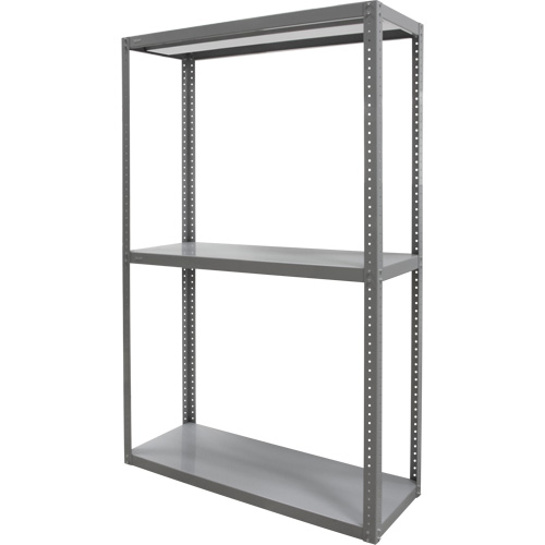 &eacute;tag&egrave;re robuste, Acier, Boulonn&eacute;, Capacit&eacute; 3000 lb, 36" la x 72" h x 24" p Les Fournitures Industrielles Méga