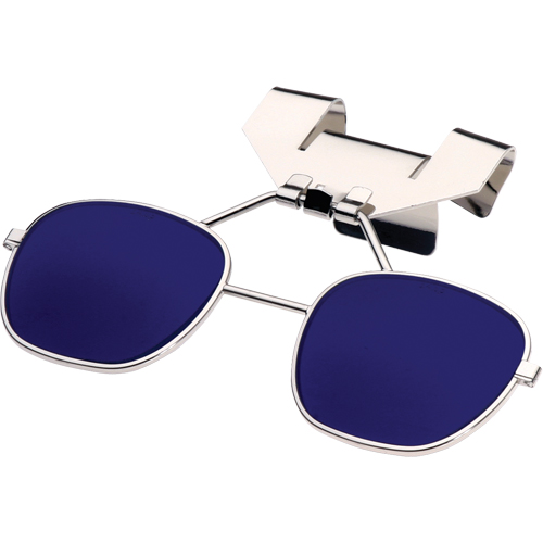 Lentilles sur pince pivotante Klip Lift s&eacute;rie 880 d'Uvex pour visi&egrave;re de casque de s&eacute;curit&eacute; Les Fournitures Industrielles Méga