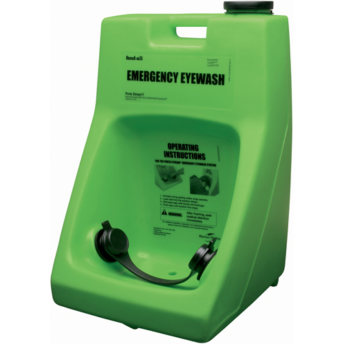 Fendall Porta Stream&reg; I Eyewash Stations, Portable Les Fournitures Industrielles Méga