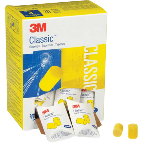 Bouchons d'oreilles E-A-R Classic, Paire - ensemble coussins Les Fournitures Industrielles Méga