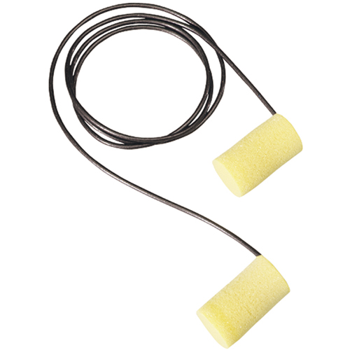 Bouchons d'oreilles m&eacute;talis&eacute; E-A-R Classic Plus de 3M, Avec cordon, Grand, Vrac - Sac en poly, NRR dB 33 Les Fournitures Industrielles Méga