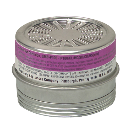 Comfo&reg; Respirator Cartridges, Gas/Vapour Cartridge, Acid Gas/P100 Les Fournitures Industrielles Méga