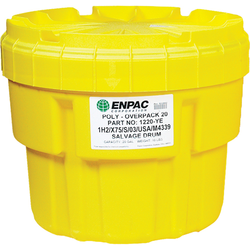 Poly-Overpack&reg; 20 Salvage Drum, 20 US gal., Stationary Les Fournitures Industrielles Méga