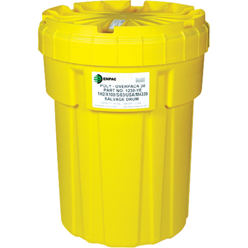 Barils de r&eacute;cup&eacute;ration Poly-Overpack 30, 30 gal. US, Stationnaire Les Fournitures Industrielles Méga