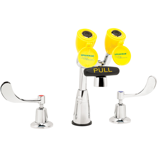 Faucet & Eyewash Station, Sink Mount Installation Les Fournitures Industrielles Méga