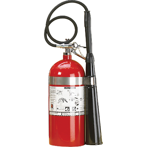 Aluminum Cylinder Carbon Dioxide (CO2) Fire Extinguishers, BC, 10 lbs. Capacity Les Fournitures Industrielles Méga