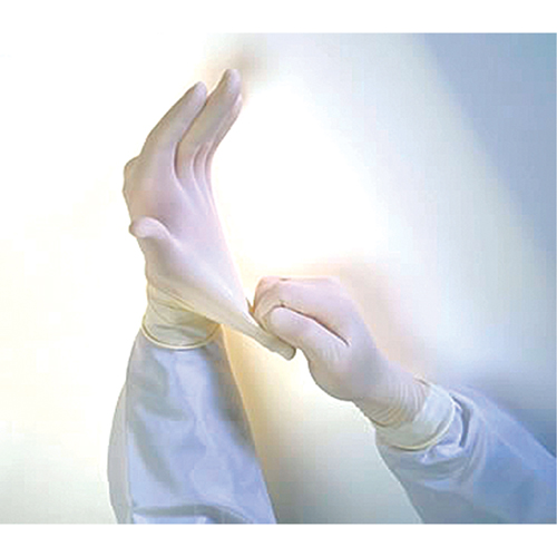QRP Qualatex&reg; Miracle Grip Examination Gloves, Medium, Latex, 6-mil, Powder-Free, White Les Fournitures Industrielles Méga