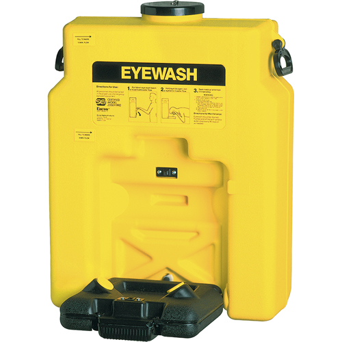 Eyewash, Gravity-Fed, 14 gal. Capacity, Meets ANSI Z358.1 Les Fournitures Industrielles Méga