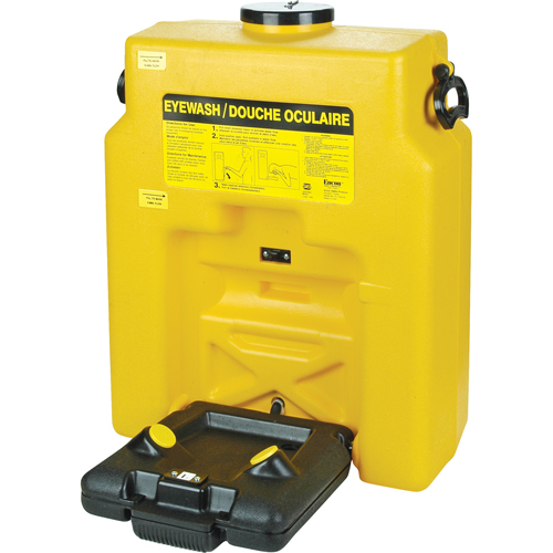Eyewash, Gravity-Fed, 14 gal. Capacity, Meets ANSI Z358.1 Les Fournitures Industrielles Méga