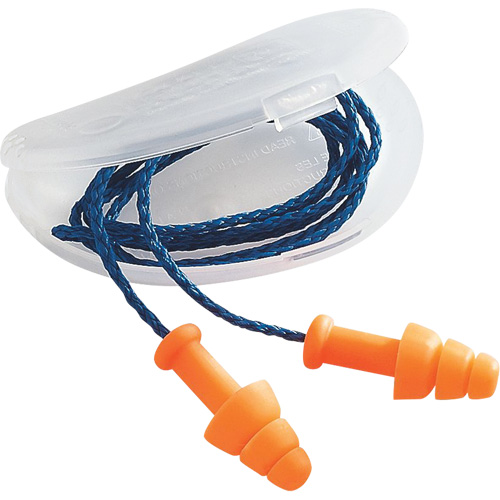 Howard Leight SmartFit&reg; Earplugs, Corded, Bulk - Polybag, 25 dB NRR, One-Size Les Fournitures Industrielles Méga