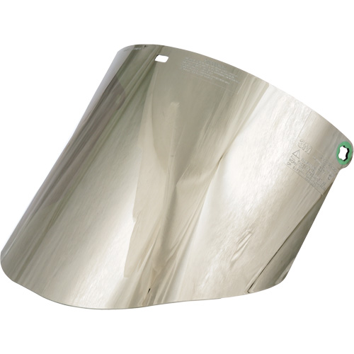 &eacute;cran facial moul&eacute;, Polycarbonate, Teinte Vert Les Fournitures Industrielles Méga
