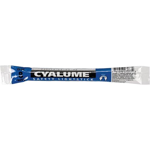 6" Cyalume&reg; Lightsticks, Blue, 8 hrs. Duration Les Fournitures Industrielles Méga