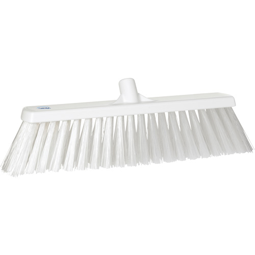 T&ecirc;te de balai-brosse pour grandes particules, 2-1/2", Polyester, Blanc Les Fournitures Industrielles Méga
